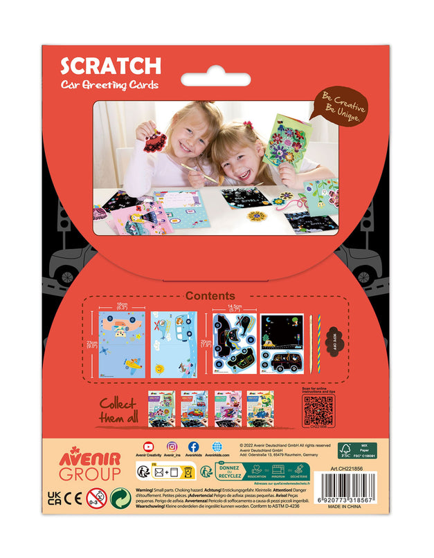 AVENIR kraapimiskomplekt Autod