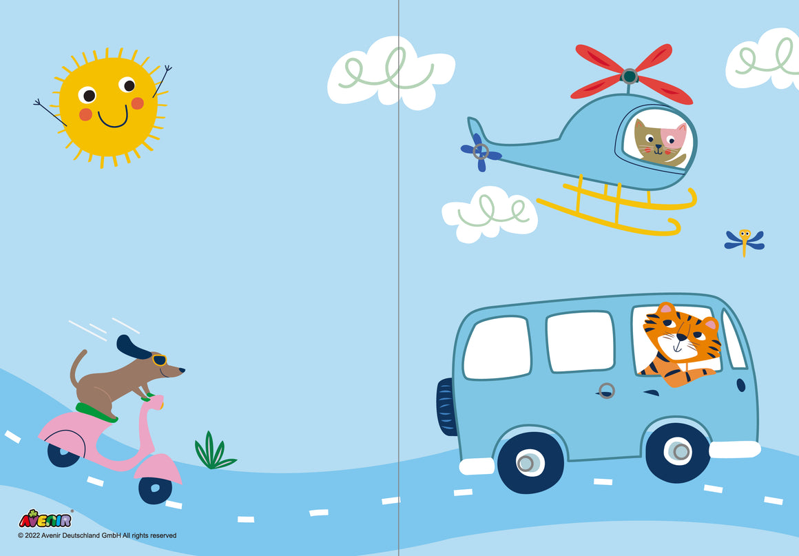 AVENIR kraapimiskomplekt Autod