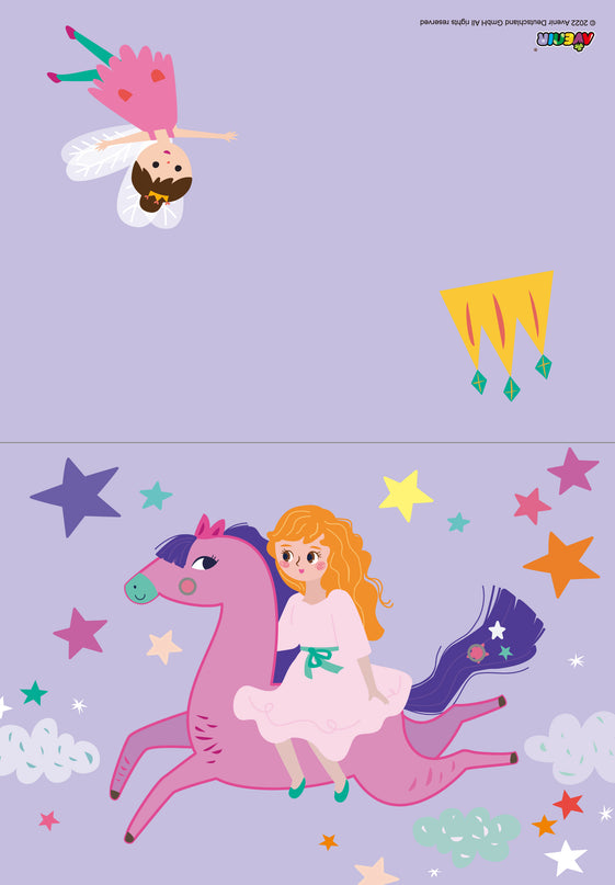 AVENIR kraapimiskomplekt Printsessid