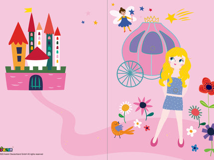 AVENIR kraapimiskomplekt Printsessid