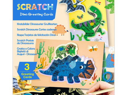 AVENIR kraapimiskomplekt Dinosaurused