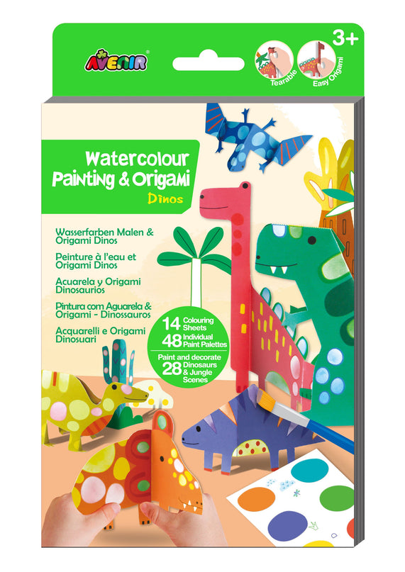AVENIR Akvarellmaalimine ja origami: Dinosaurused