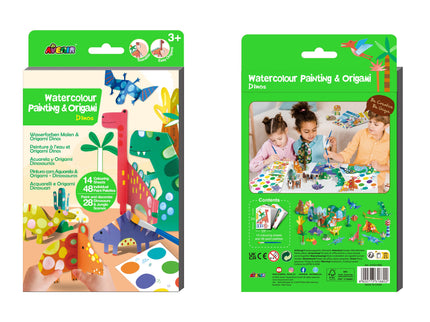 AVENIR Akvarellmaalimine ja origami: Dinosaurused