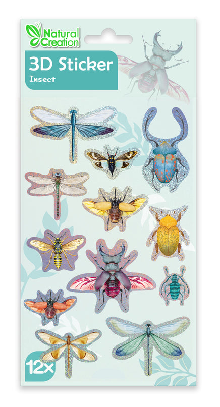 AVENIR 3D kleepsud Putukad