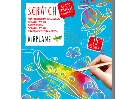 AVENIR Mini kraapimiskomplekt Lennukid