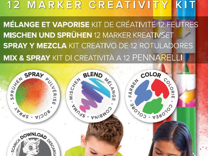 BLENDY PENS loomingukomplekt Spray, 12 osa