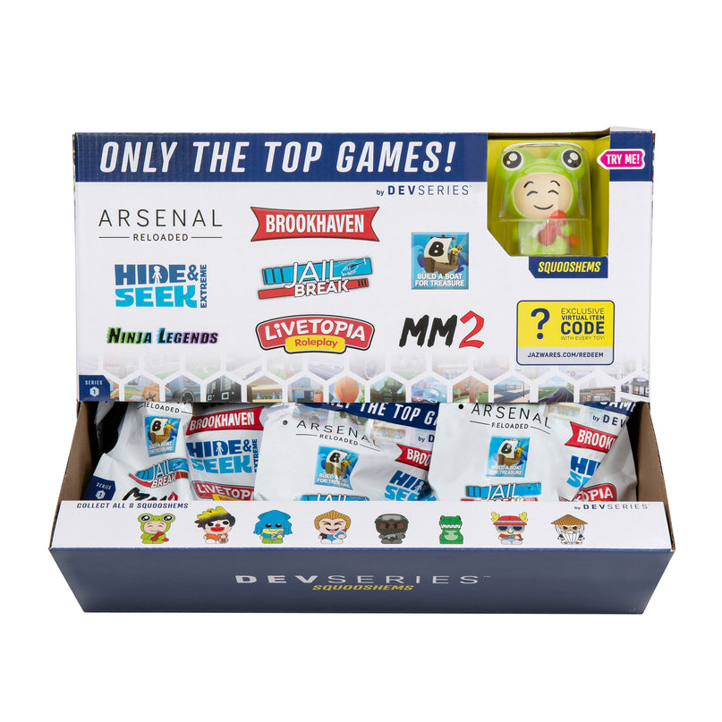 DEV SERIES W1 Figuuri pimepakk Squooshems, 7 cm