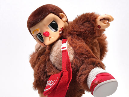 REBEL BEAR pehme mänguasi kotiga, 18 cm