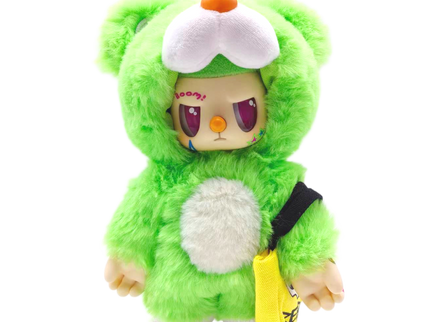 REBEL BEAR pehme mänguasi kotiga, 18 cm