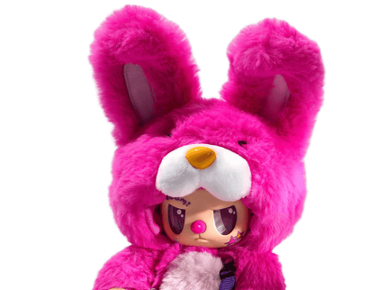 REBEL BEAR pehme mänguasi kotiga, 18 cm