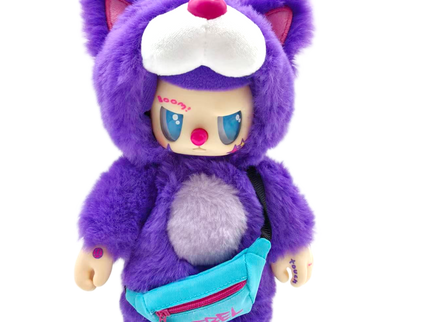REBEL BEAR pehme mänguasi kotiga, 18 cm