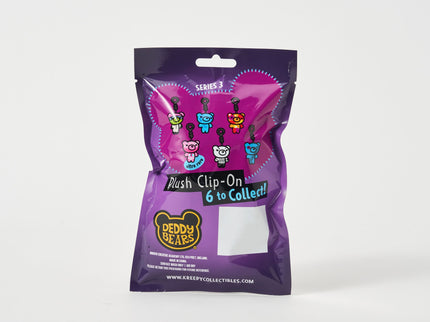 DEDDY BEARS Üllatus pehme seljakoti ripats, 10 cm