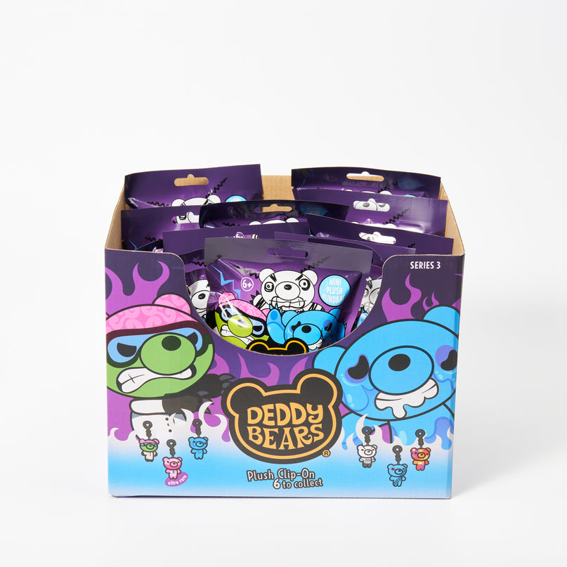 DEDDY BEARS Üllatus pehme seljakoti ripats, 10 cm