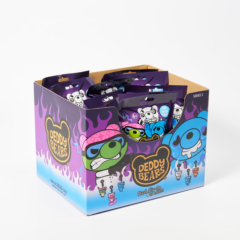 DEDDY BEARS Üllatus pehme seljakoti ripats, 10 cm