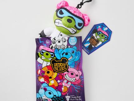 DEDDY BEARS Üllatus pehme seljakoti ripats, 10 cm