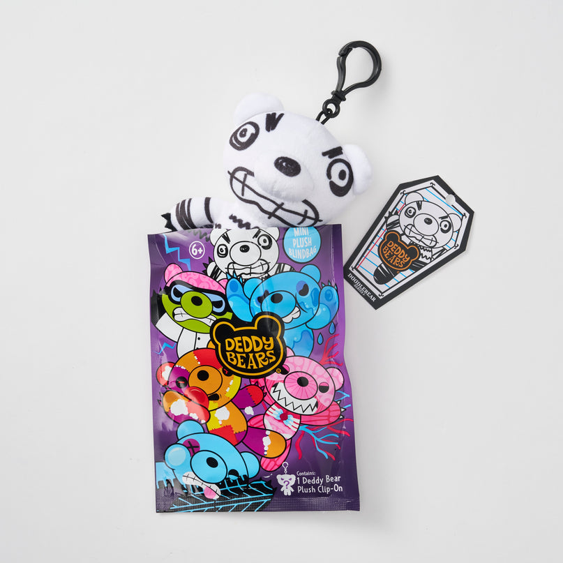 DEDDY BEARS Üllatus pehme seljakoti ripats, 10 cm