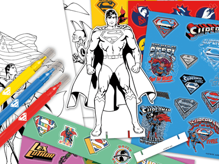 Superman kleepsudega tegevuskomplekt