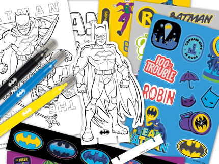Batman kleepsudega tegevuskomplekt