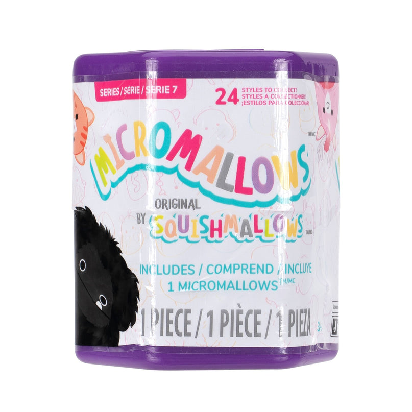SQUISHMALLOWS Micromallows pehme tegelase üllatuspakk, 6 cm
