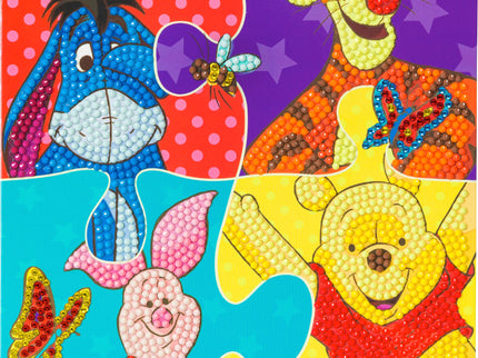 DISNEY Teemantmaal Õnnitluskaart Karupoeg Puhhi pusle