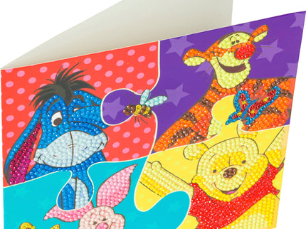 DISNEY Teemantmaal Õnnitluskaart Karupoeg Puhhi pusle