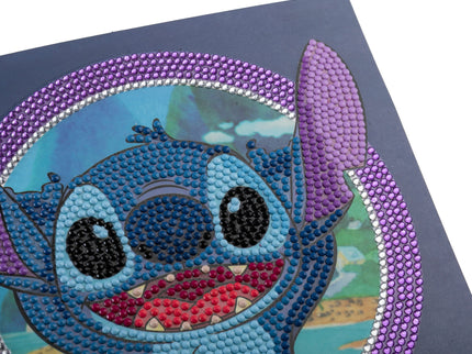 DISNEY STITCH Teemantmaal Õnnitluskaart, 18 x 18 cm