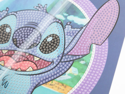 DISNEY STITCH Teemantmaal Õnnitluskaart, 18 x 18 cm