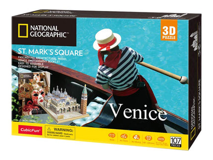 CUBICFUN 3D pusle National Geographic Püha Markuse väljak