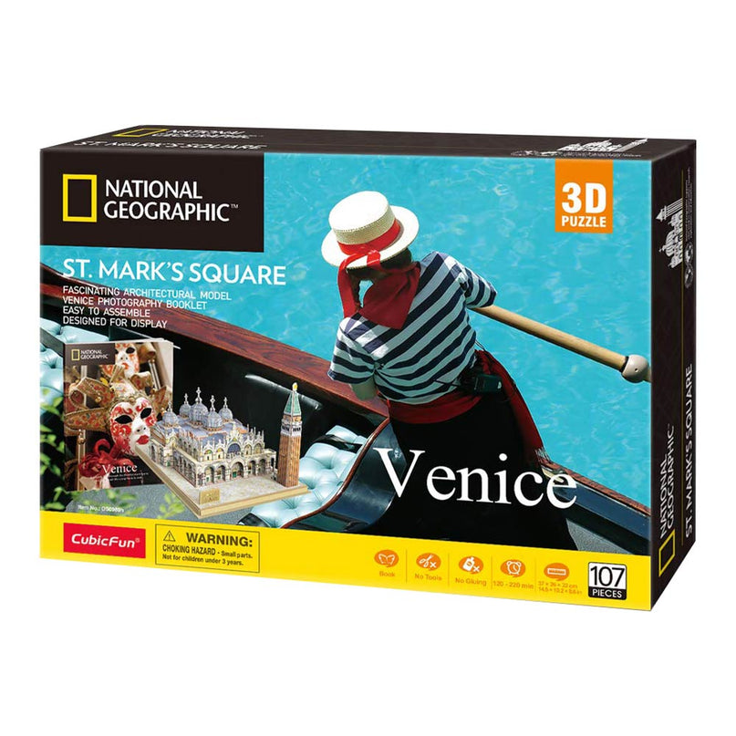 CUBICFUN 3D pusle National Geographic Püha Markuse väljak