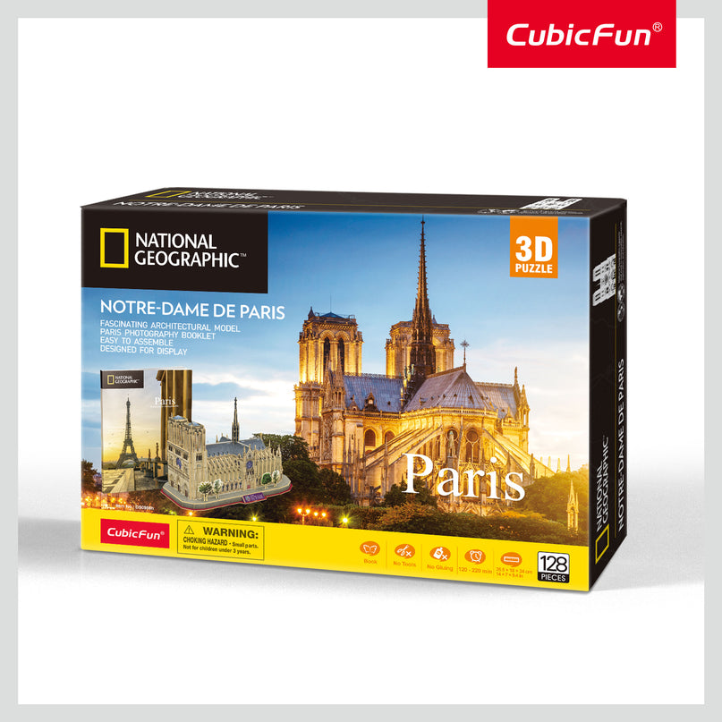 CUBICFUN 3D pusle National Geographic Notre Dame'i katedraalist
