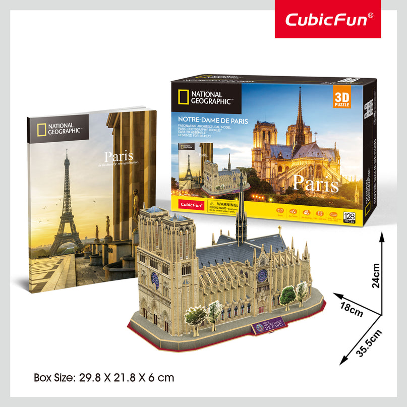 CUBICFUN 3D pusle National Geographic Notre Dame'i katedraalist
