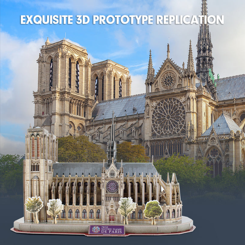 CUBICFUN 3D pusle National Geographic Notre Dame'i katedraalist