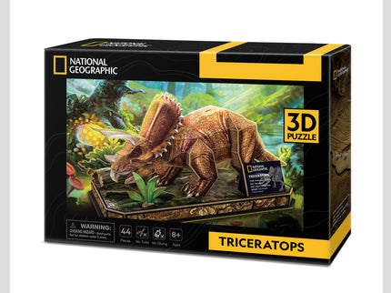 CUBIC FUN National Geographic 3D pusle Tritseratops