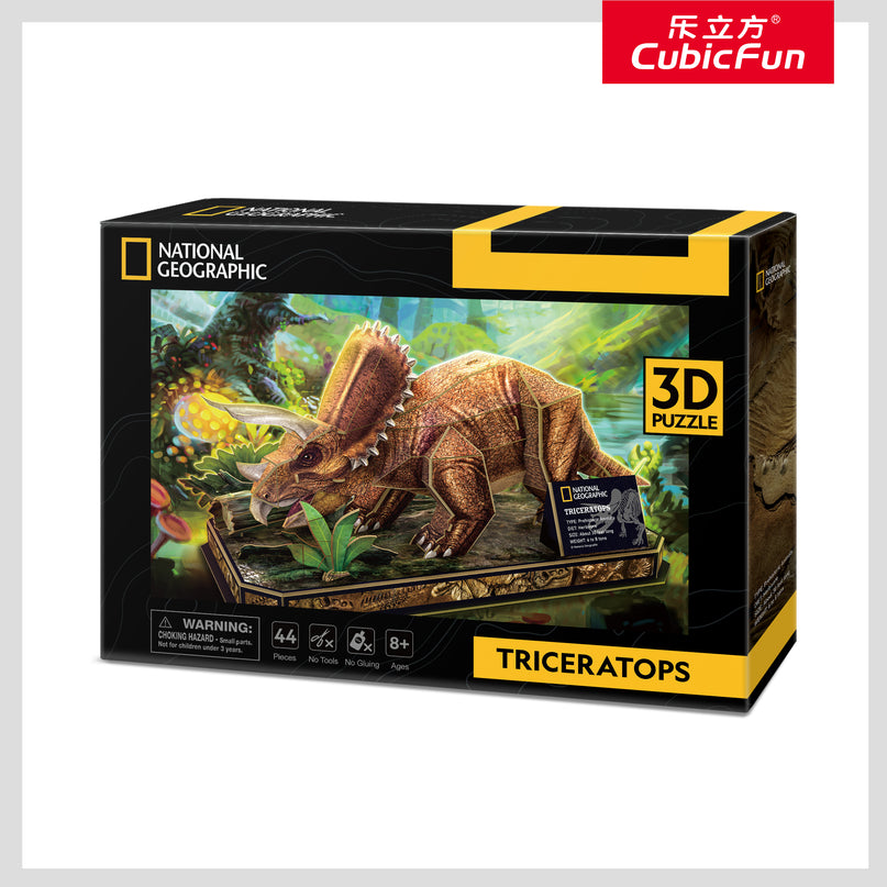 CUBIC FUN National Geographicu 3D pusle Tritseratops