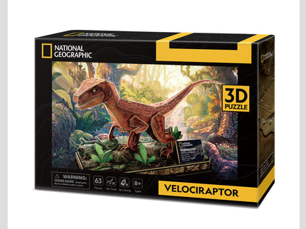 CUBIC FUN National Geographic 3D pusle Velociraptor