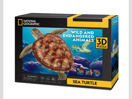 CUBICFUN NATIONAL GEOGRAPHIC 3D pusle merikilpkonn