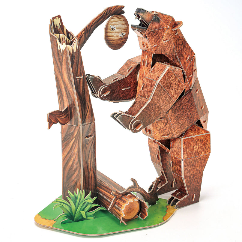 CUBICFUN NATIONAL GEOGRAPHIC 3D pusle pruunkaru