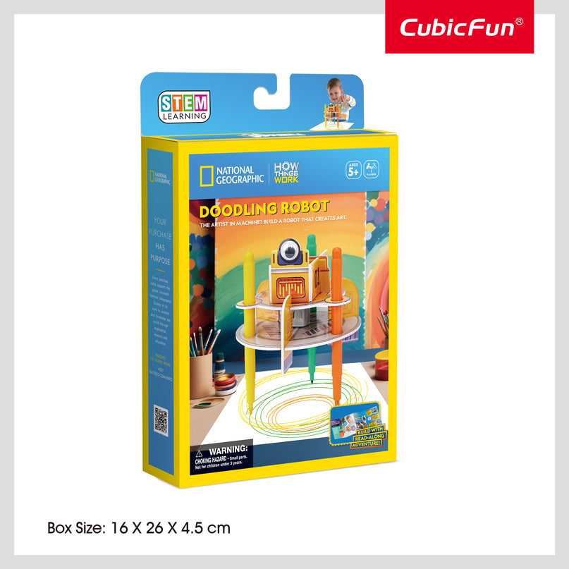 CUBIC FUN National Geographicu 3D pusle Joonistusrobot