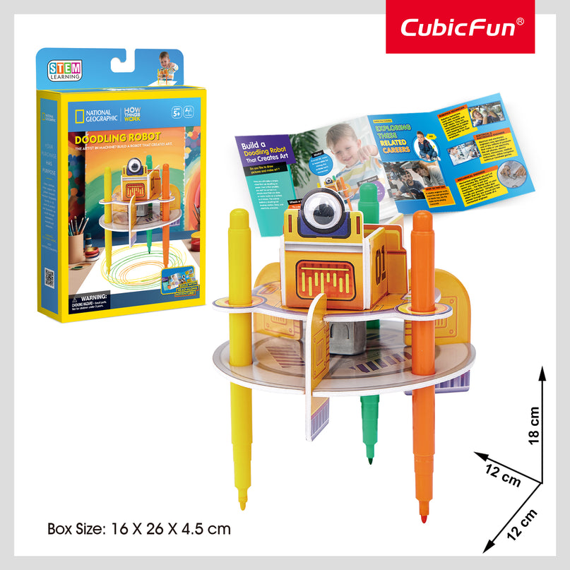 CUBIC FUN National Geographicu 3D pusle Joonistusrobot