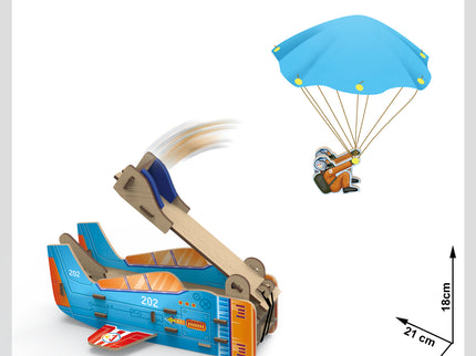 KUUBILINE LÕBUS National Geographic 3D pusle Langevarjuheitja