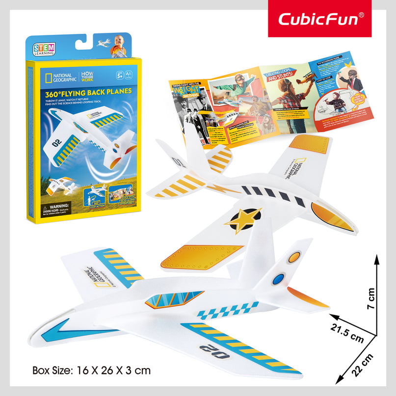 CUBIC FUN National Geographic 3D pusle 360° Tagasilendav Lennuk