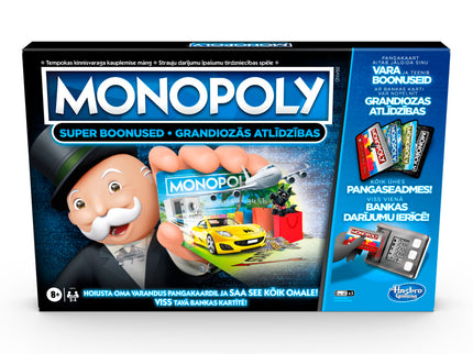 MONOPOLY lauamäng Super Boonused (eestikeelne)