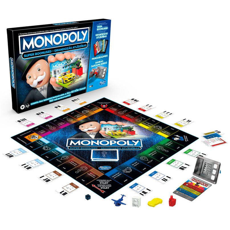 MONOPOLY lauamäng Super Boonused (eestikeelne)