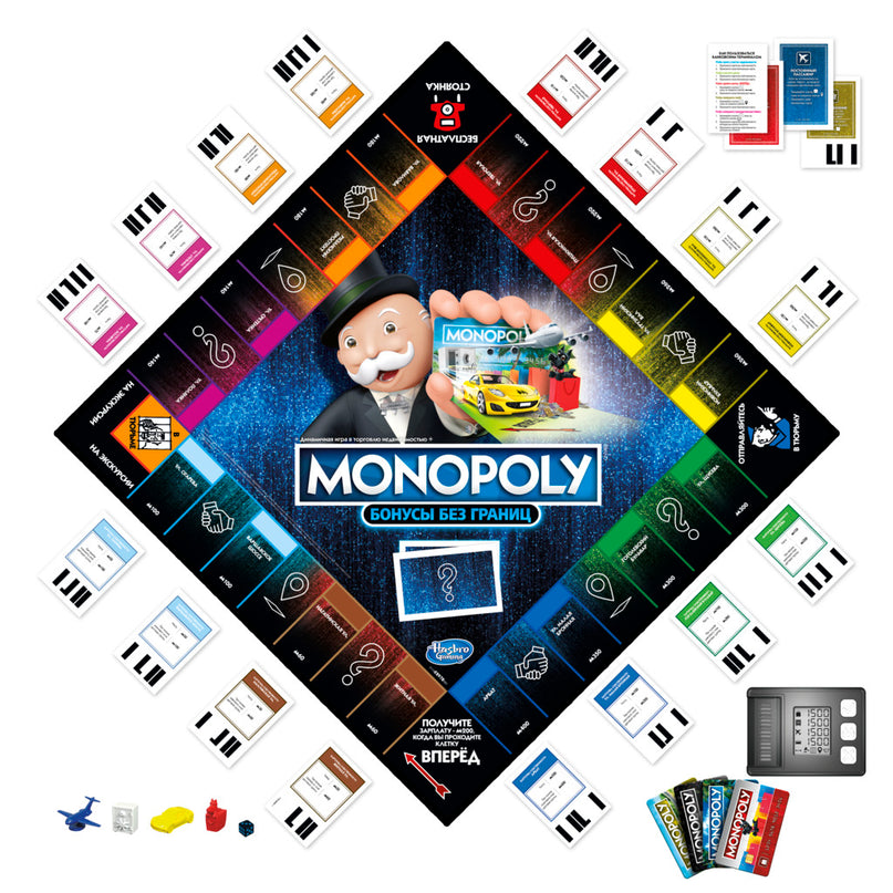 MONOPOLY Lauamäng Super Electronic banking (venekeelne)