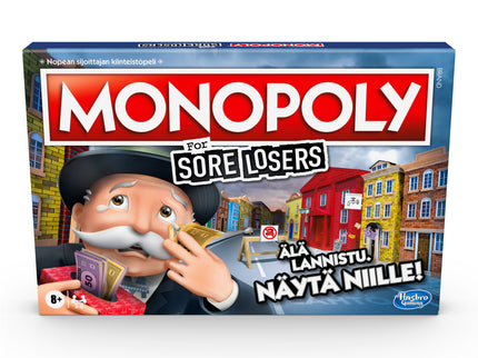 HASBRO MONOPOLY For Sore Losers - FIN only