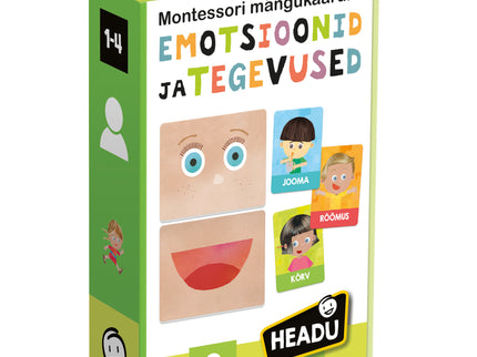 HEADU Montessori mängukaardid emotsioonid ja tegevused (eesti keeles)