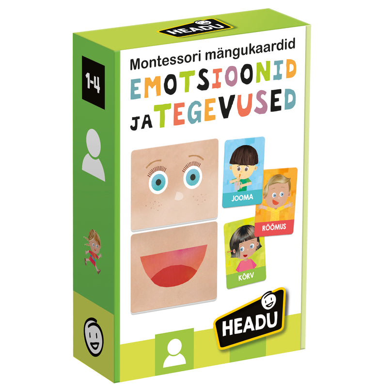 HEADU Montessori mängukaardid emotsioonid ja tegevused (eesti keeles)
