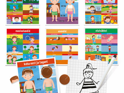 HEADU Montessori lauamäng avasta inimkeha (eesti keeles)