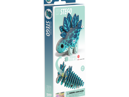 EUGY 3D kokkupandav mudel, Stegosaurus