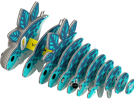 EUGY 3D kokkupandav mudel, Stegosaurus